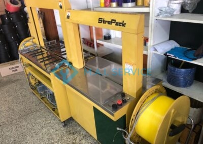 เครื่องแพคกล่องระบบอัตโนมัติSTRAPACK RQ8 เครื่องแพคกล่องระบบออโต้
