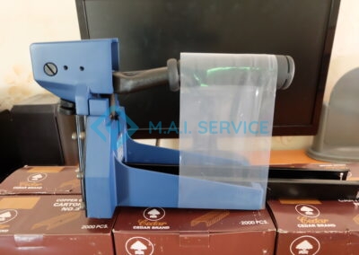 เครื่องเย็บกล่องแบบมือกดรุ่นHA19-34เครื่องเย็บกล่องระบบลม