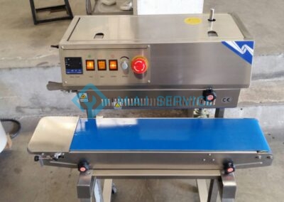 เครื่องซีลปากถุงแนวตั้งรุ่นGT-770 เครื่องซีลปากถุงแบบสายพาน เครื่องซีลปากถุงแนวนอน หจก เอ็มเอไอ แพคเกจ MAIPACKAGE