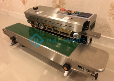 เครื่องซีลปากถุงแบบสายพาน เครื่องซีลปากถุงแนวนอน เครื่องซีลปากถุงแนวตั้ง หจก เอ็มเอไอ แพคเกจ MAIPACKAGE