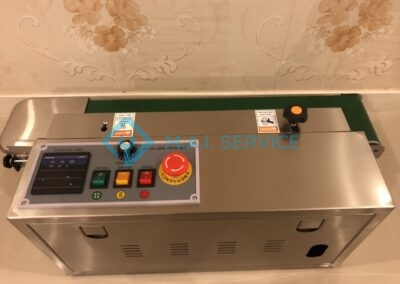 เครื่องซีลปากถุงแบบสายพาน เครื่องซีลปากถุงแนวนอน เครื่องซีลปากถุงแนวตั้ง หจก เอ็มเอไอ แพคเกจ MAIPACKAGE