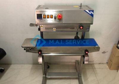 เครื่องซีลปากถุงแนวตั้งรุ่นGT-770 เครื่องซีลปากถุงแบบสายพาน เครื่องซีลปากถุงแนวนอน หจก เอ็มเอไอ แพคเกจ MAIPACKAGE