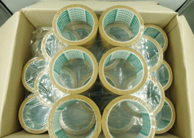 เทปกาวสีน้ำตาลยี่ห้อPOLYSEAL ขนิดกาวยาง