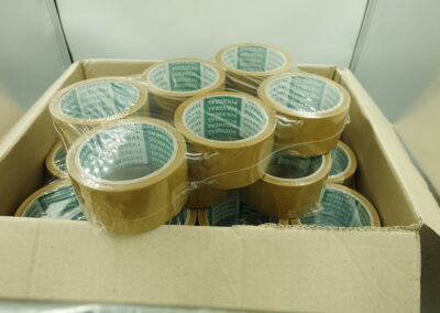 เทปกาวสีน้ำตาลยี่ห้อPOLYSEAL ขนิดกาวยาง