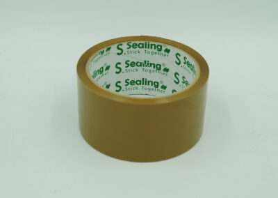 เทปกาว,เทปกาวปิดกล่อง,เทปกาวสีชา,เทปปิดกล่องสีน้ำตาลยี่ห้อS.SEALING