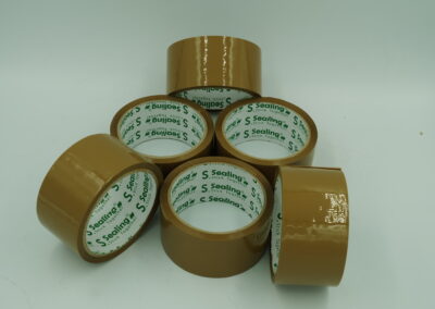เทปกาว,เทปกาวปิดกล่อง,เทปกาวสีชา,เทปปิดกล่องสีน้ำตาลยี่ห้อS.SEALING