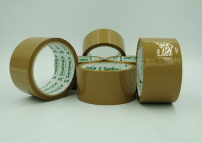 เทปกาว,เทปกาวปิดกล่อง,เทปกาวสีชา,เทปปิดกล่องสีน้ำตาลยี่ห้อS.SEALING