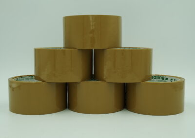 เทปกาว,เทปกาวปิดกล่อง,เทปกาวสีชา,เทปปิดกล่องสีน้ำตาลยี่ห้อS.SEALING