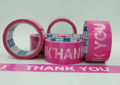 เทปกาวขอบคุณสีชมพู