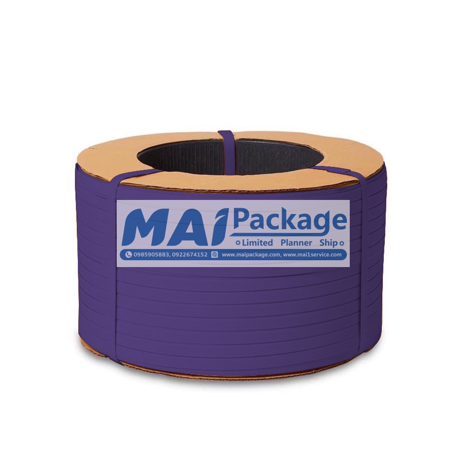 สายรัดพลาสติกPP สีม่วง