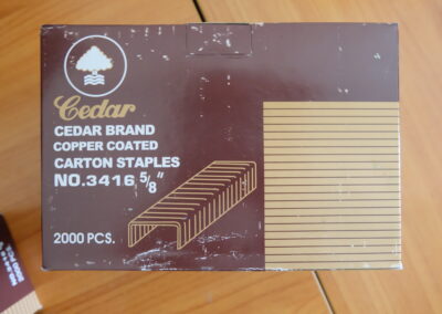 ลวดเย็บกล่อง,ลวดเย็บกล่องCedar416,3419