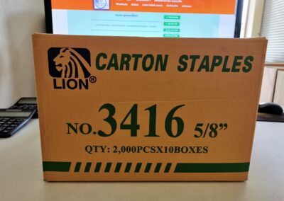 ลวดเย็บกล่องLIONเบอร์3416