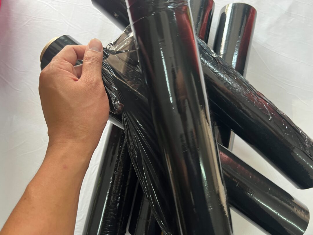 ฟิล์มยืดแบบสี สีดำ