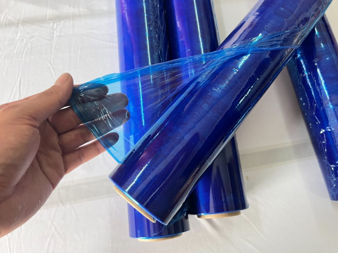 ฟิล์มยืดแบบสี สีน้ำเงิน