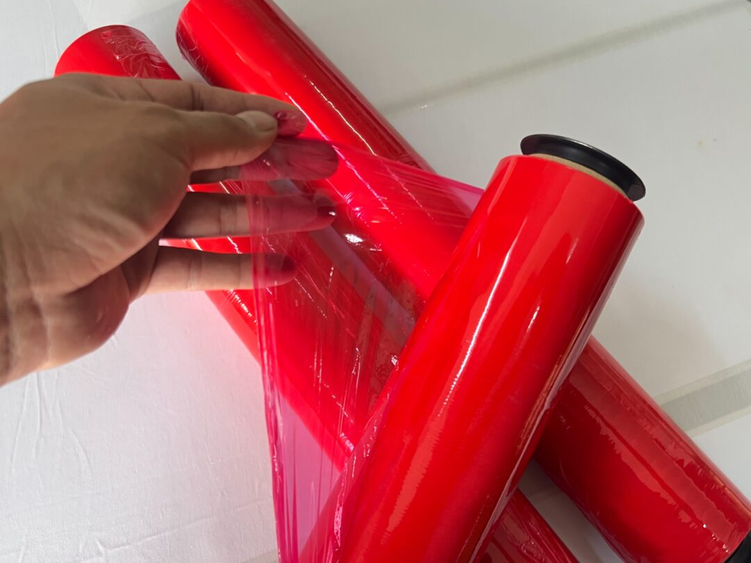 ฟิล์มยืดแบบสี สีแดง