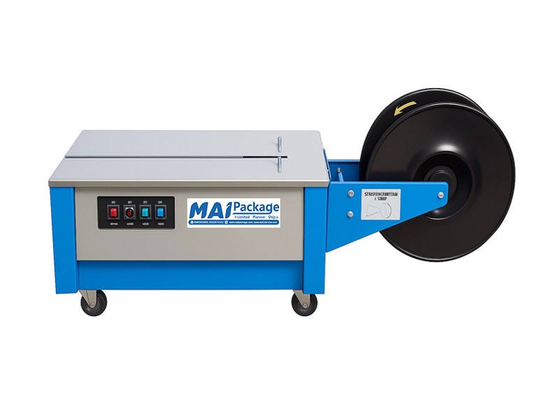 เครื่องรัดกล่องกึ่งอัตโนมัติรุ่น WE-801L