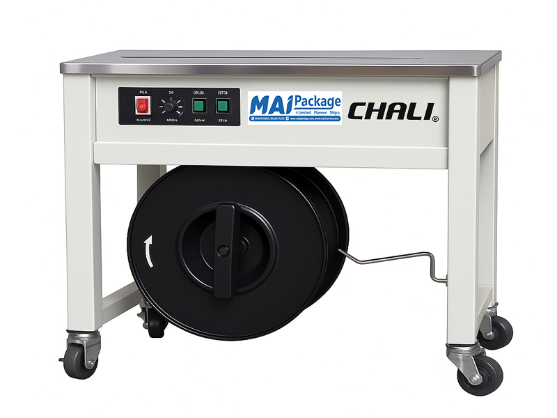เครื่องรัดกล่องกึ่งอัตโนมัติรุ่น CHALI JN-600