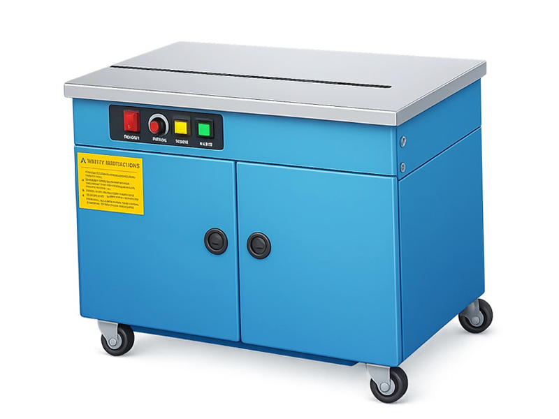 เครื่องรัดกล่องกึ่งอัตโนิมัตรุ่น WE-801DU